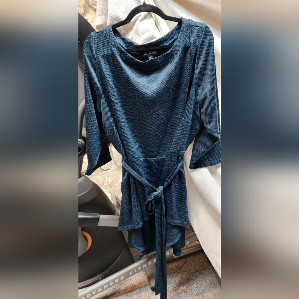 NWT Lane Byrant Teal Tunic Top size 22/24